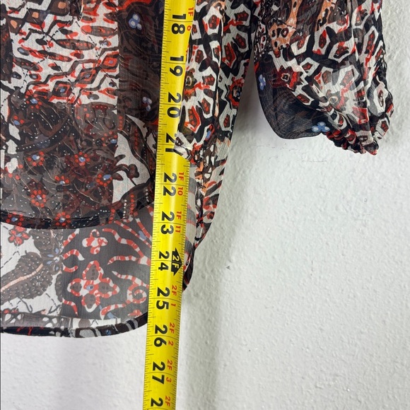 Joie Cecarina Long Sleeve Silk Top size XXS - Picture 6 of 10